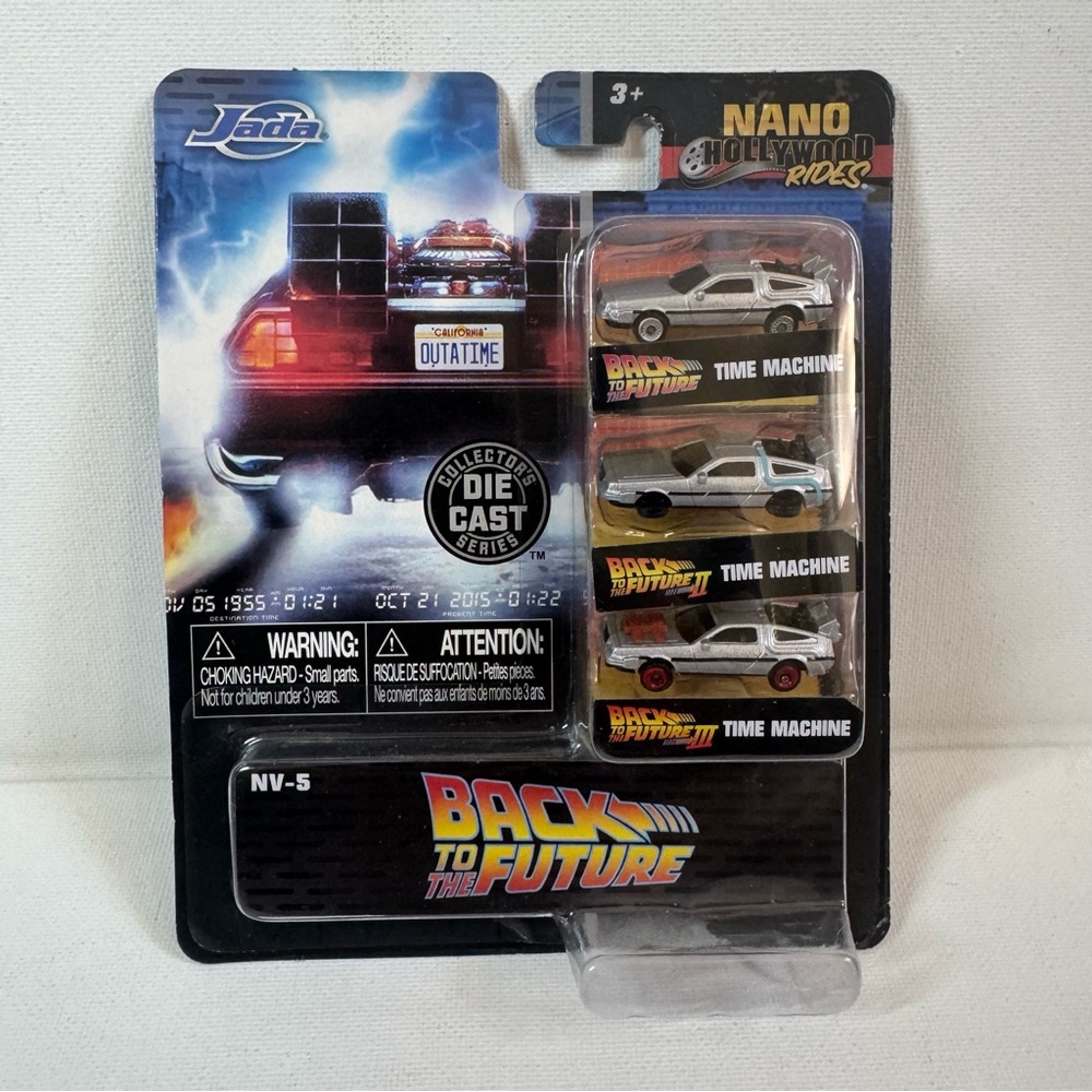 Jada Nano Hollywood Rides Back To The Future 3 Pack #31583